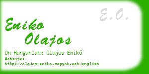 eniko olajos business card